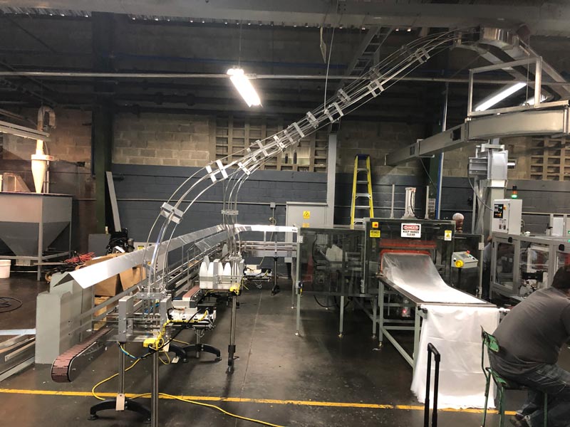 Semi Auto Bagger Packaging Conveyors Michigan